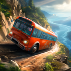 Risky Road: Hilly Bus Driver أيقونة