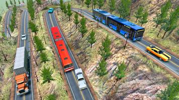 Risky Road: Hilly Bus Driver الملصق