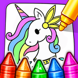 Cute Pony Coloring Pages icône