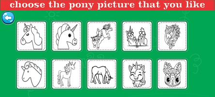 Cute Pony Coloring Pages 截圖 2