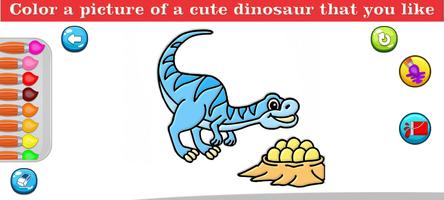 3 Schermata Dinosaur Coloring Book