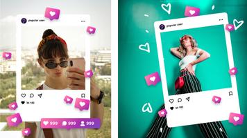 Abonnés et likes par insta tag Affiche
