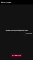 Random Kanye West Quotes ภาพหน้าจอ 1