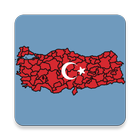 Pop Quiz Provinces de Turquie - Cartes et drapeaux icône