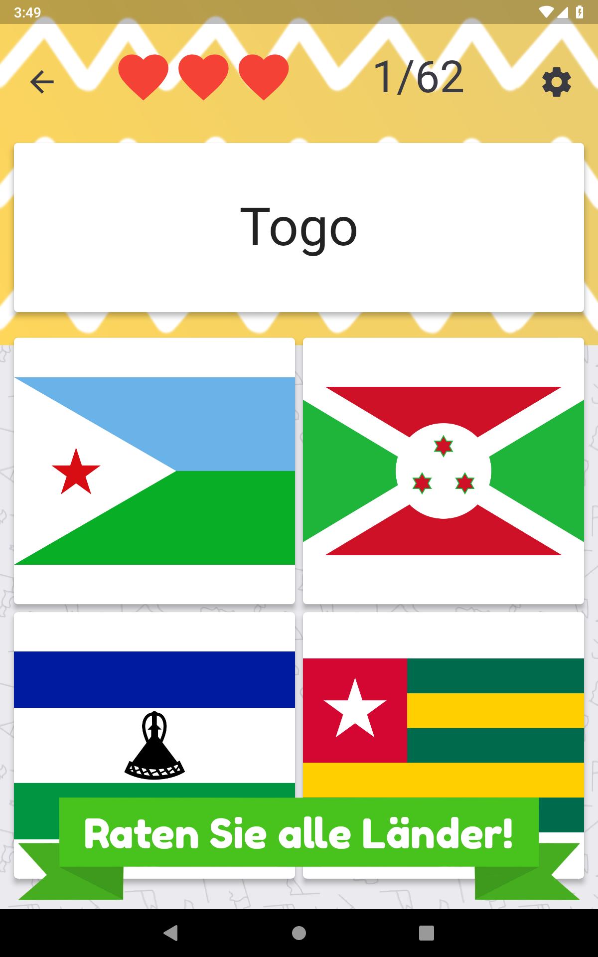 Afrika Lander Quiz Flaggen Und Hauptstadte Fur Android Apk Herunterladen