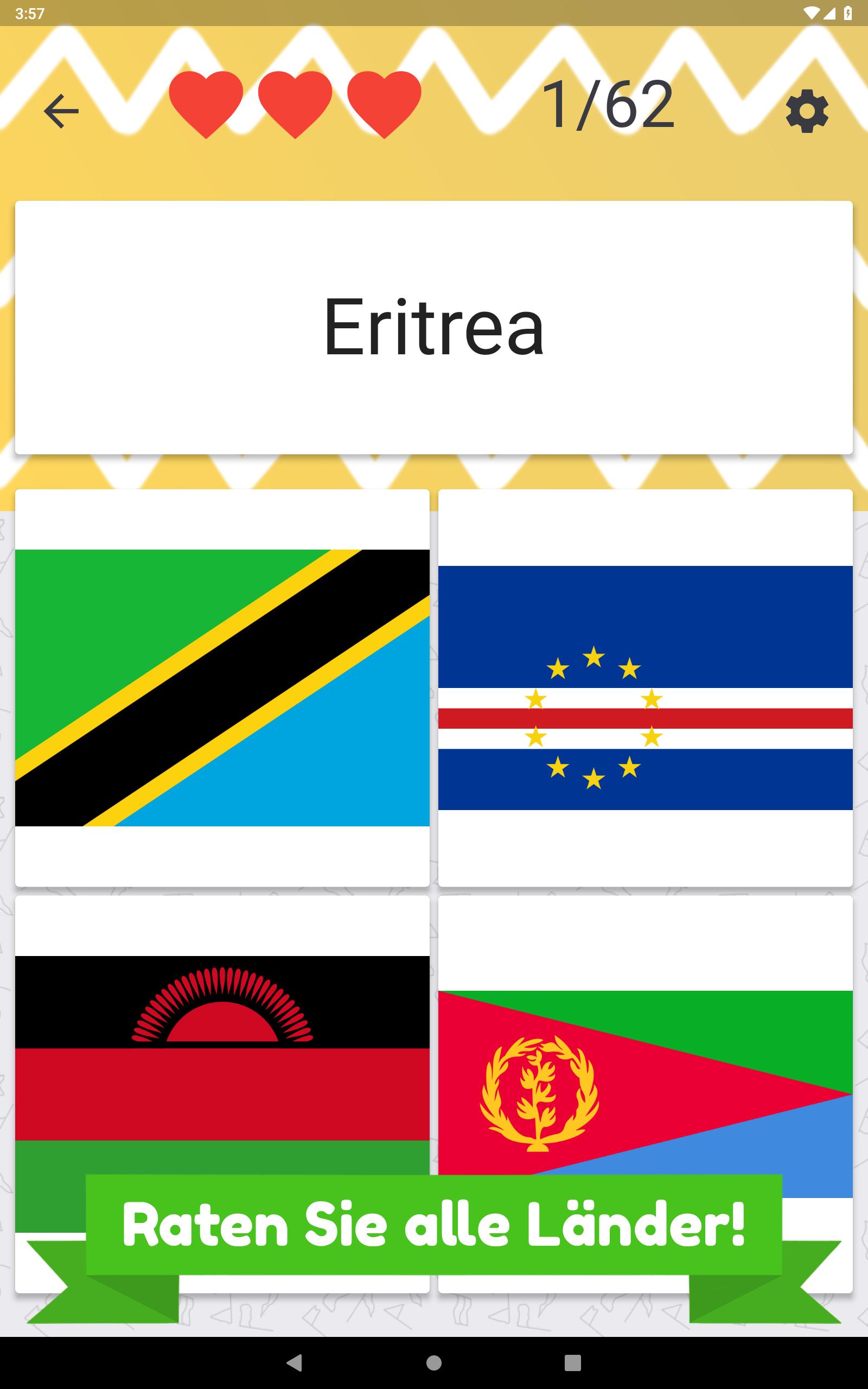 Afrika Lander Quiz Flaggen Und Hauptstadte Fur Android Apk Herunterladen