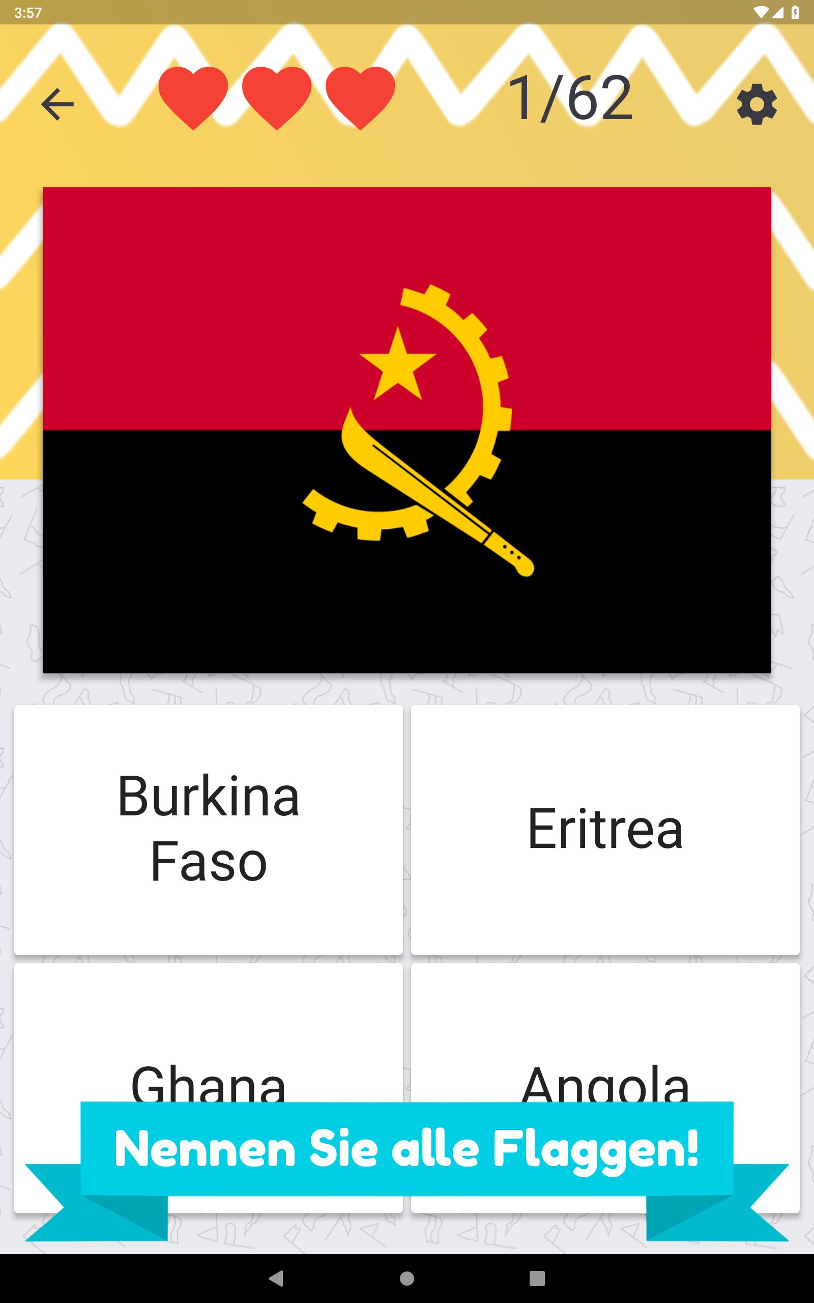 Afrika Lander Quiz Flaggen Und Hauptstadte Fur Android Apk Herunterladen