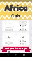 Africa countries quiz – flags, maps and capitals الملصق