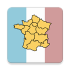 Régions de France - drapeaux et cartes icône