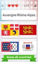 Régions de France - drapeaux et cartes capture d'écran 2