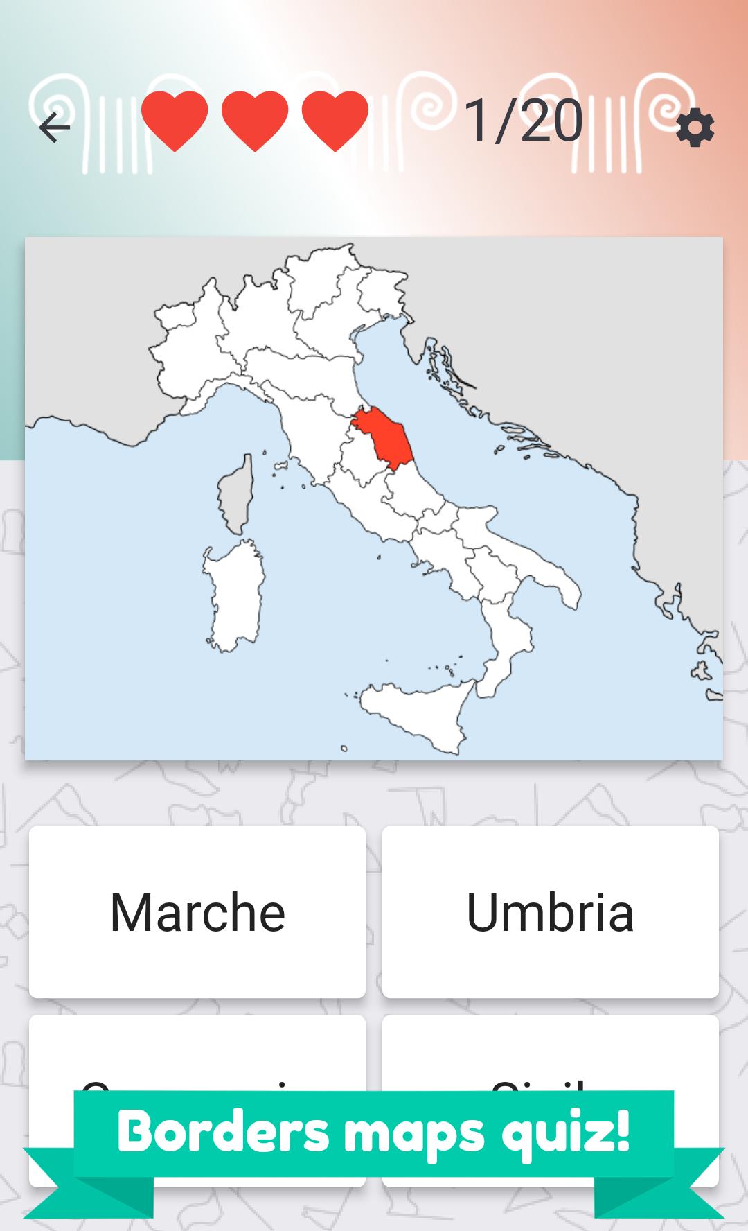 Italien Regionen Quiz Karte Und Hauptstadte Fur Android Apk Herunterladen