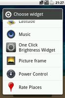 Poster One Click Brightness Widget