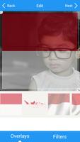 Selfie with Indonesia flag syot layar 3