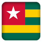 Selfie with Togo flag Zeichen