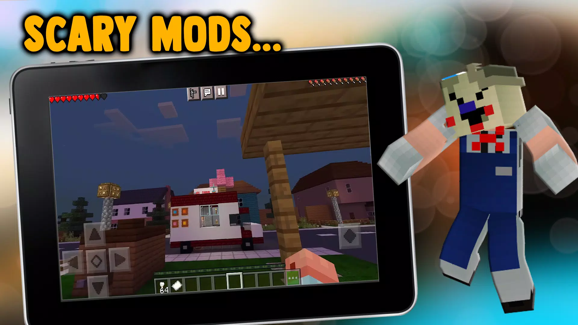 Download Ice Scream 8 Minecraft Mods android on PC