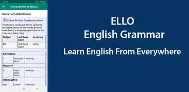 Ello English Grammar - Listeni