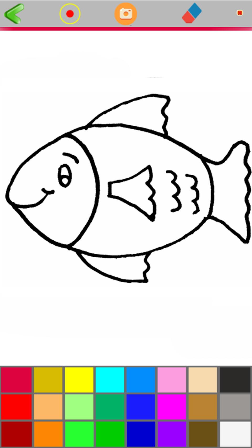 Little Fish Coloring Book For Kids For Android Apk Download