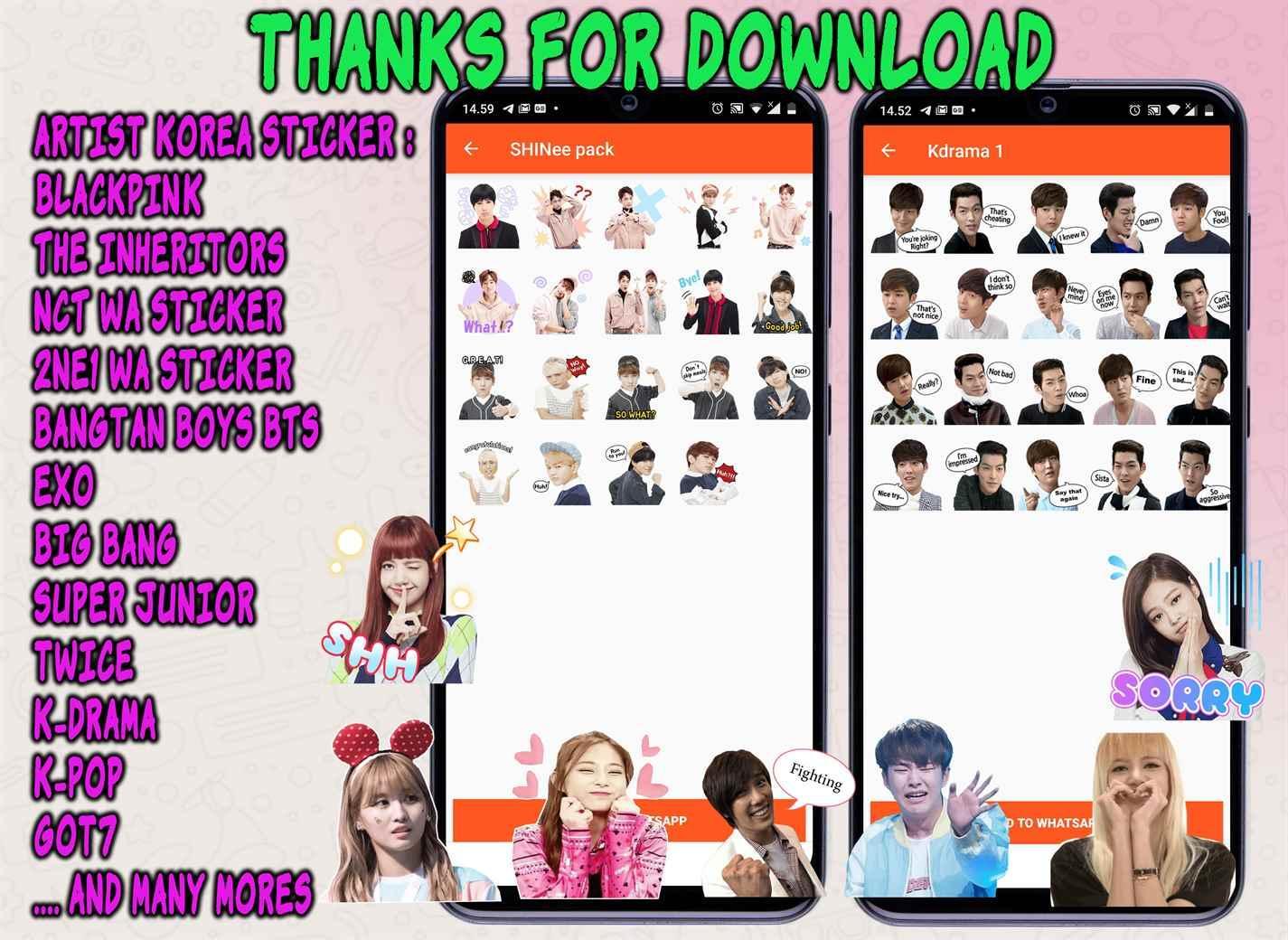 27 Galeri Download Stiker Wa Kpop  Lucu Terkeren Lokerstiker