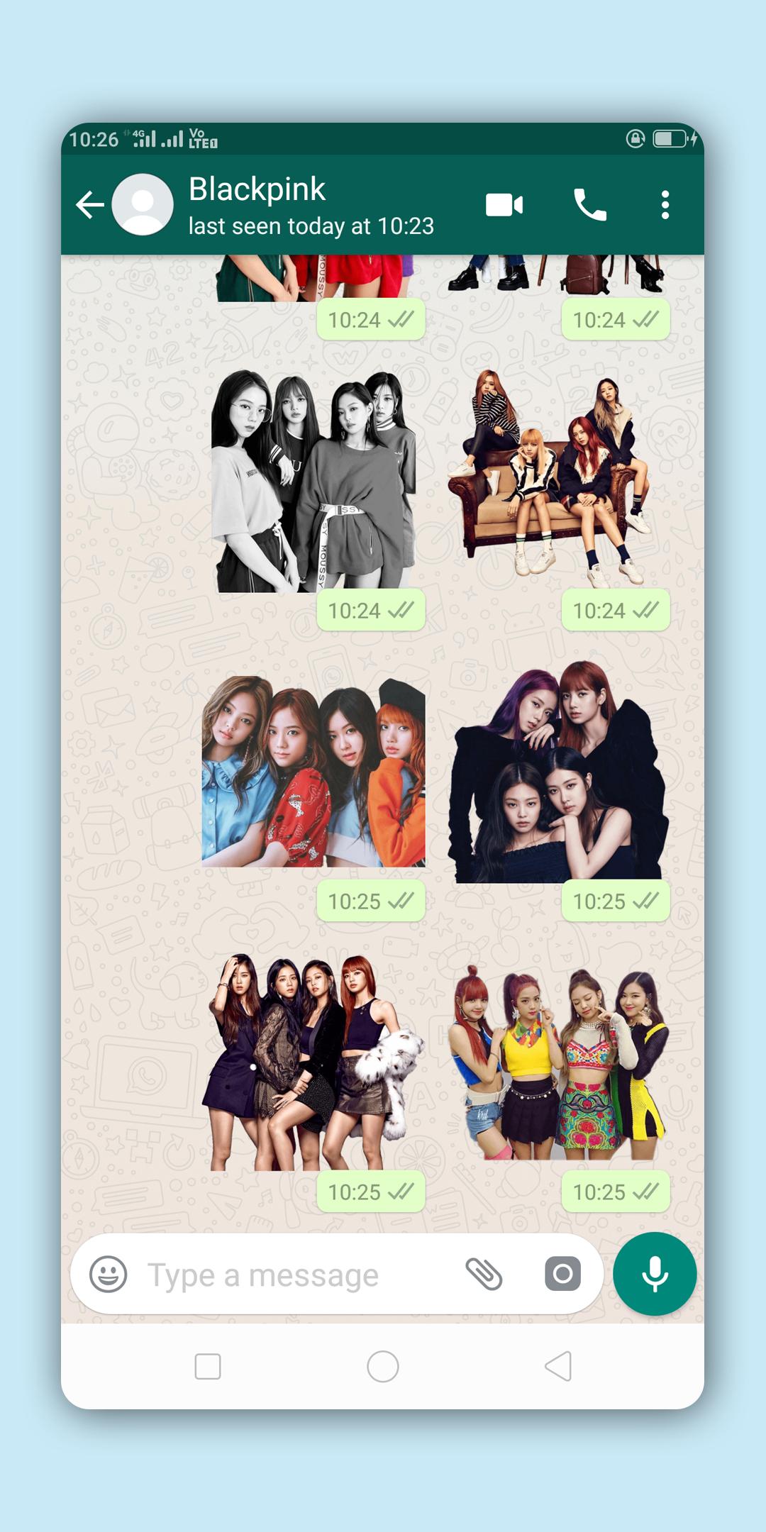 28 Daftar Sticker Whatsapp  Blackpink  Apk Terkeren 