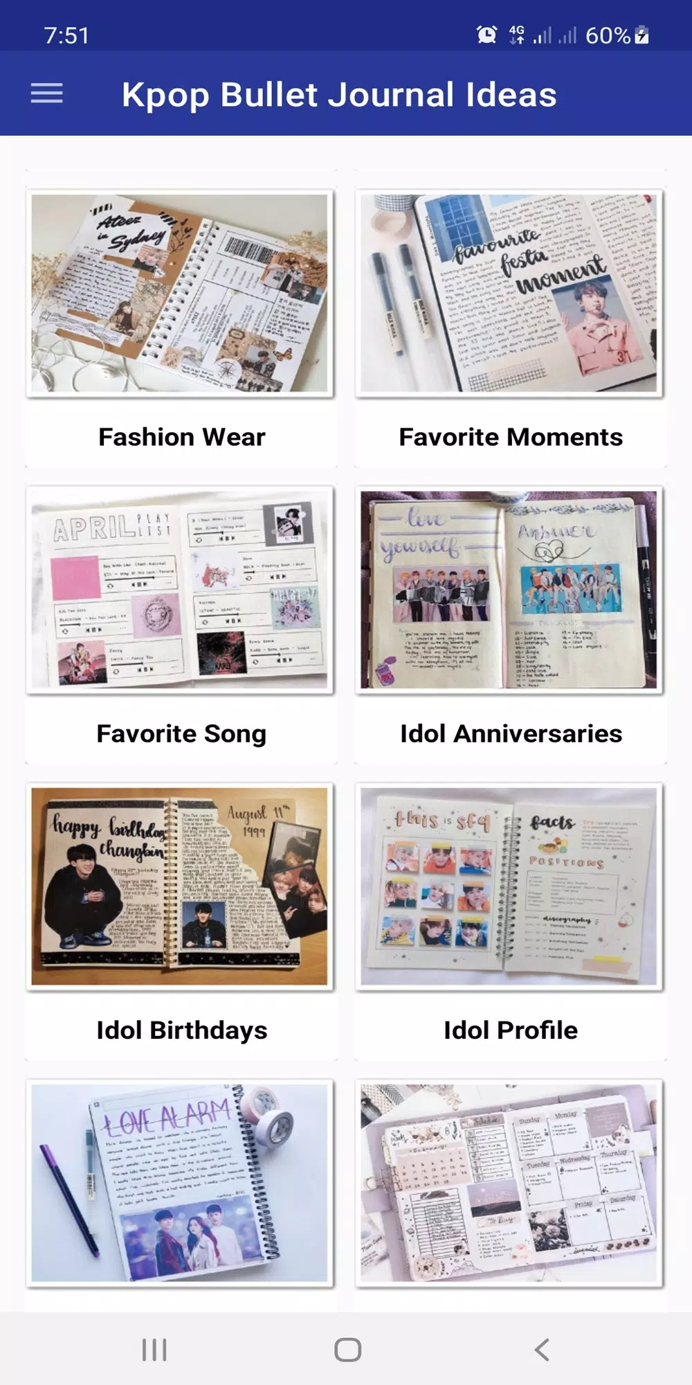 Kpop Bullet Journal Ideas APK for Android Download
