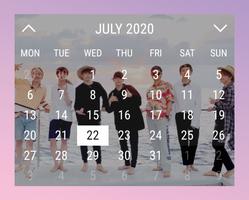 BTS Calendar скриншот 1