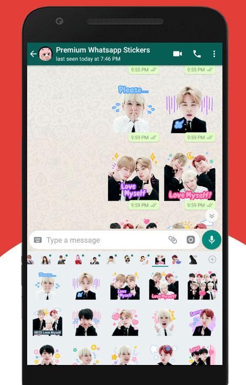  BTS  Sticker  For Whatsapp Wastickerapps for Android APK  