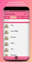 Twice Songs Lyrics & Wallpaper screenshot 2