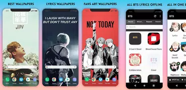 BTS Lyrics Songs & Wallpapers