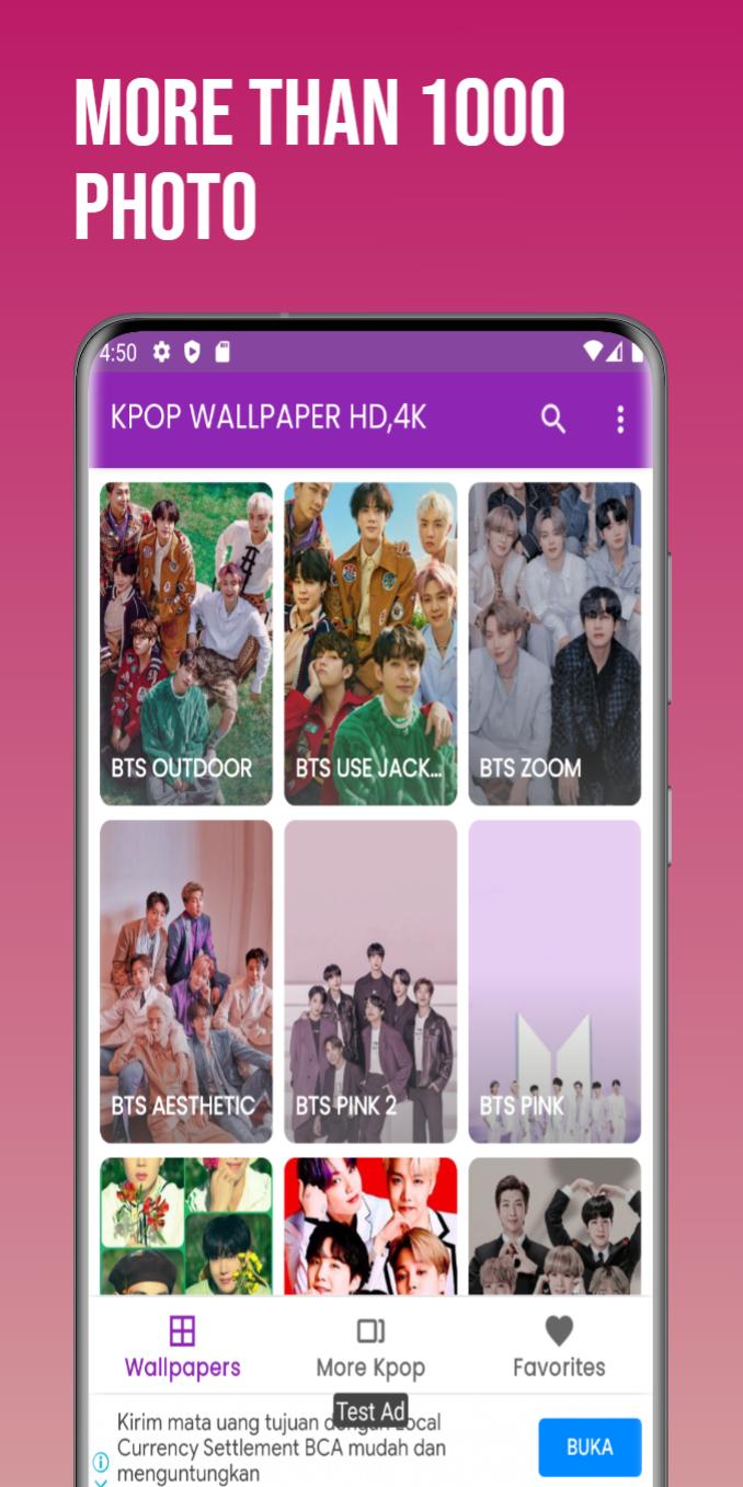 Descarga de APK de KPOP WALLPAPERS HD AND 4K para Android