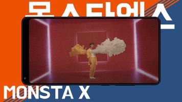 Monsta X Offline Easy Lyric KPop Plakat