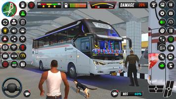 City Coach Bus Driver Games 3D پوسٹر