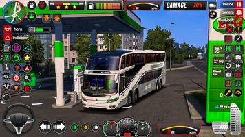 sopir bus nyata 3d offroad bus poster