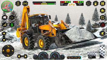 Snow Construction JCB Games 3D poster