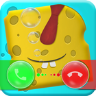 Bob The Yellow Call : Fake Video Call with Sponge آئیکن