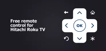 Remote for Hitachi Roku TV