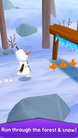Snowman: Frozen endless runner Affiche