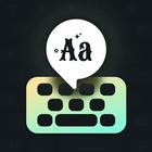 Keyboard Themes Fonts & Social icon