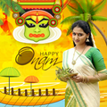 Onam Photo Frames 2024