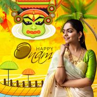 Onam Photo Frames imagem de tela 2