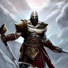 God of battle Kratos ikona