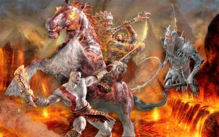 Poster kratos God of Battle