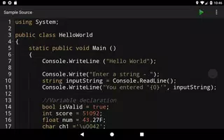 C# Programming Compiler screenshot 4