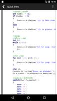 C# Programming Compiler capture d'écran 3