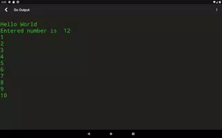 Go Programming Compiler screenshot 5