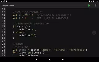 Kotlin Programming Compiler captura de pantalla 5