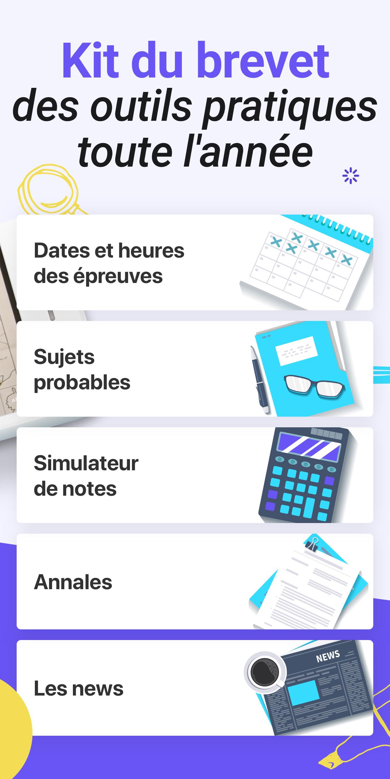 Simulateur De Moyenne Au Brevet 2023 Brevet APK pour Android Télécharger