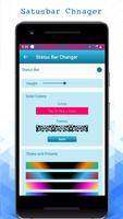 برنامه‌نما Status bar changer عکس از صفحه