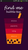 Find Me Bubble Tea Plakat