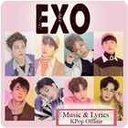 EXO Music Lyrics - KPop Offline أيقونة