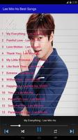 Lee Min Ho Best Songs capture d'écran 1